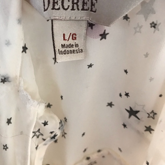 Decree sheer stars tank with open back - Picture 4 of 5